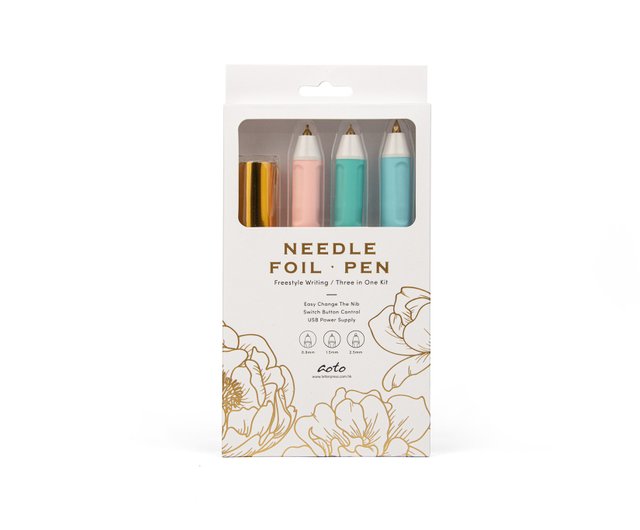 Needle Foil Pen Foil Pen Set - Shop Aoto Letterpress Other Writing Utensils  - Pinkoi