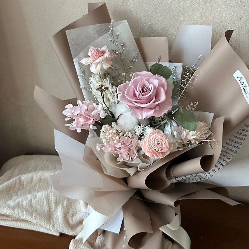 [Meet Eternity] Romantic Confession Korean Eternal Flower Bouquets, 5 types in total - Dried Flowers & Bouquets - Plants & Flowers 