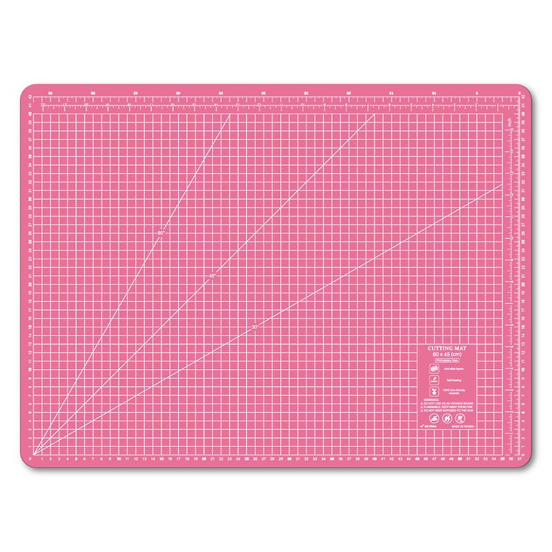 A2粉紅客製環保切割墊板學生桌墊辦公文具學校辦公室設計禮品禮物 - 其他 - 塑膠 粉紅色