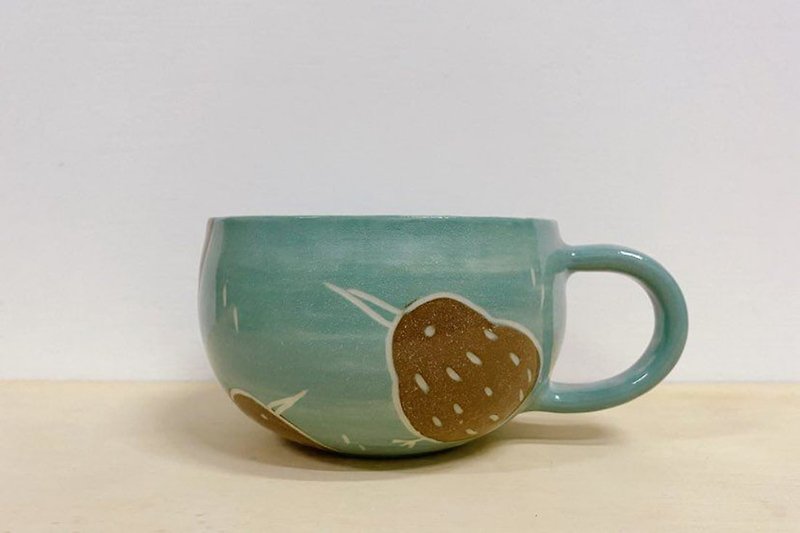 奇異鳥系列 | 咖啡杯 | 食器 | 藍綠 - 咖啡杯 - 瓷 