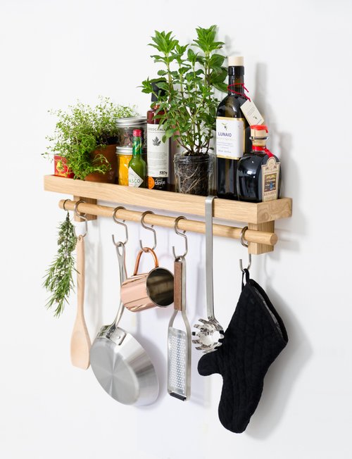 Wireworks 英倫極簡實木家居 廚具掛架 / Utensils Rail Shelf