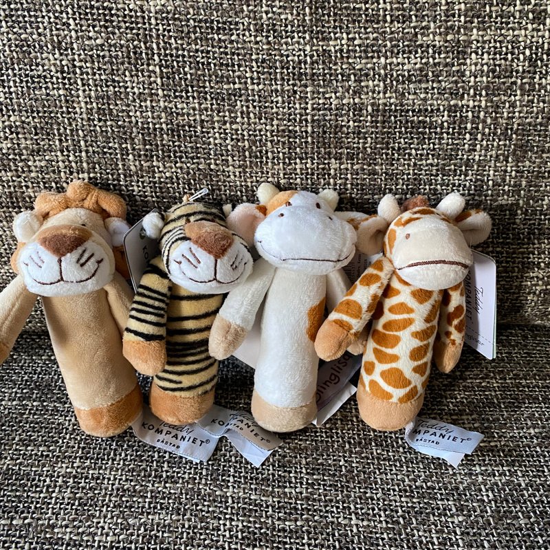 北欧 スウェーデン Teddykompaniet タイガー ラトル クリスマスプレゼント 交換プレゼント - 知育玩具・ぬいぐるみ - ポリエステル 
