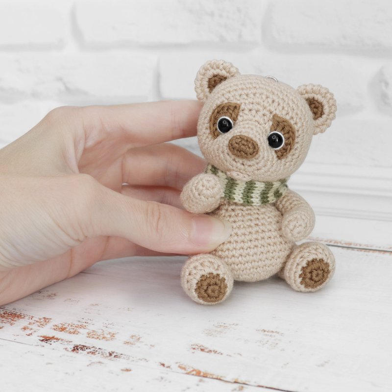 Crochet pattern Bear, PDF Digital Download, DIY keychain amigurumi tutorial - 手工藝教學/工具書 - 其他材質 