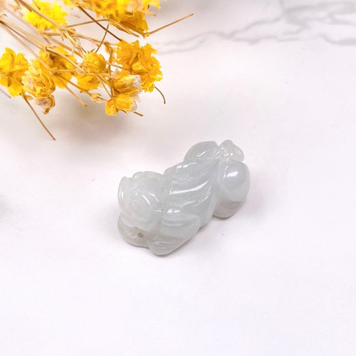 瓔珞珠寶盒 E.L.Jewelry Box 【招財神獸】冰糯種翡翠貔貅擺飾 | 天然緬甸玉翡翠A貨