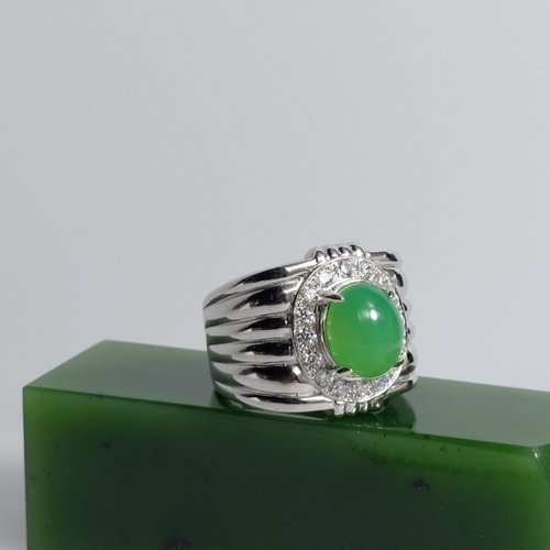玉識形態 JadeStyle Jewelry 輕珠寶玉飾 | 榮耀騎士澳洲玉男戒