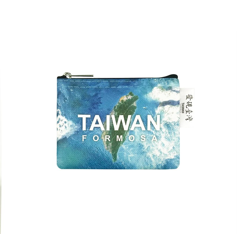 Sunny Bag-Discover Taiwan-Coin Purse - กระเป๋าใส่เหรียญ - วัสดุอื่นๆ สีน้ำเงิน