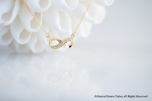 Ostara 【14KGF】Necklace,Infinity LOVE