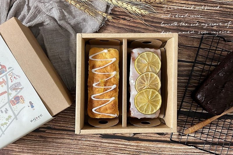 [Best Selling Dessert Gift Box Set] Topo Two Classic Cake Gift Boxes (Square Box) - Cake & Desserts - Fresh Ingredients 
