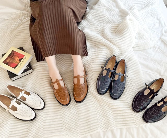 メリージェーンレースアップシューズ 厚底メリージェーンスニーカーソールレースアップシューズ