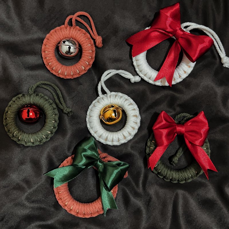 Macrame Christmas Decoration - Items for Display - Cotton & Hemp Multicolor