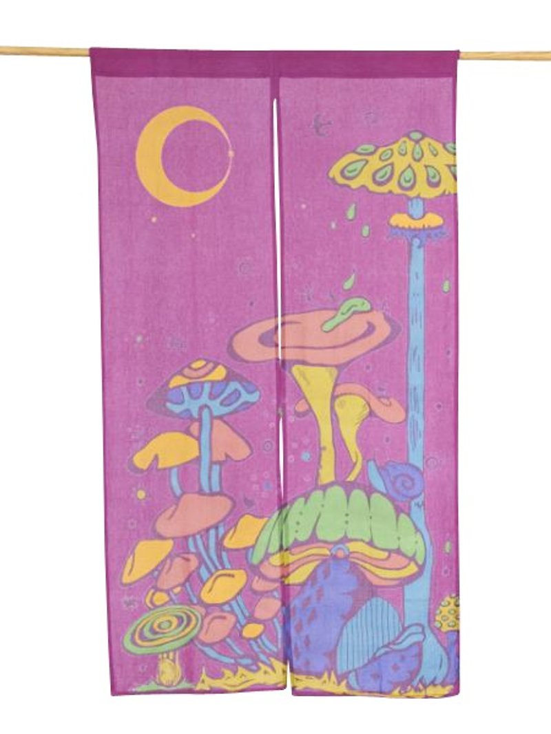 [hot pre-order] night mushroom world curtain ISAP5378 - Items for Display - Cotton & Hemp Multicolor