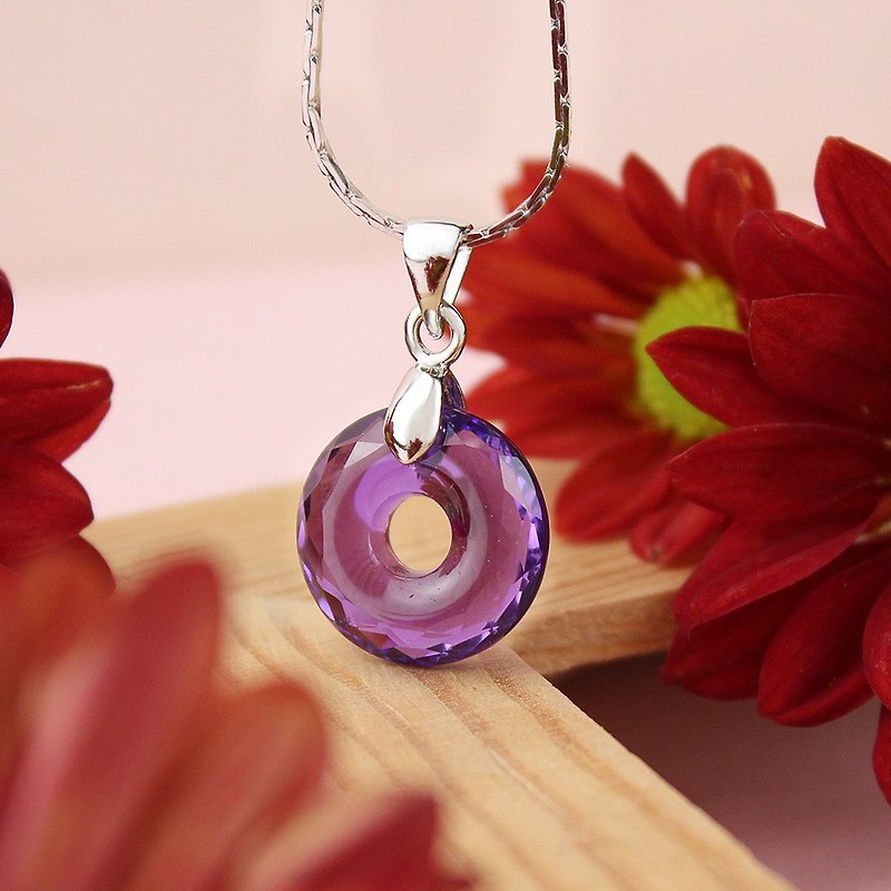 Designer Classic Necklaces│ Crystal Necklaces - Necklaces - Crystal Purple
