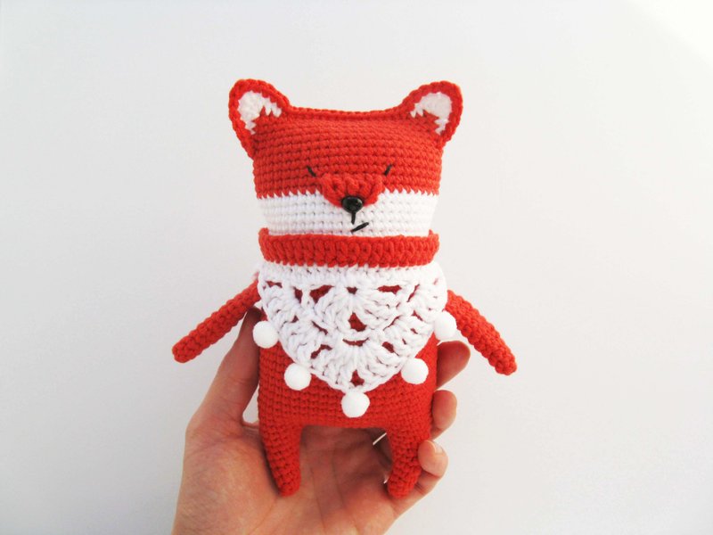 Crochet Pattern Fox, DIY Amigurumi Crochet Pattern, PDF file digital download - 手工藝教學/工具書 - 其他材質 