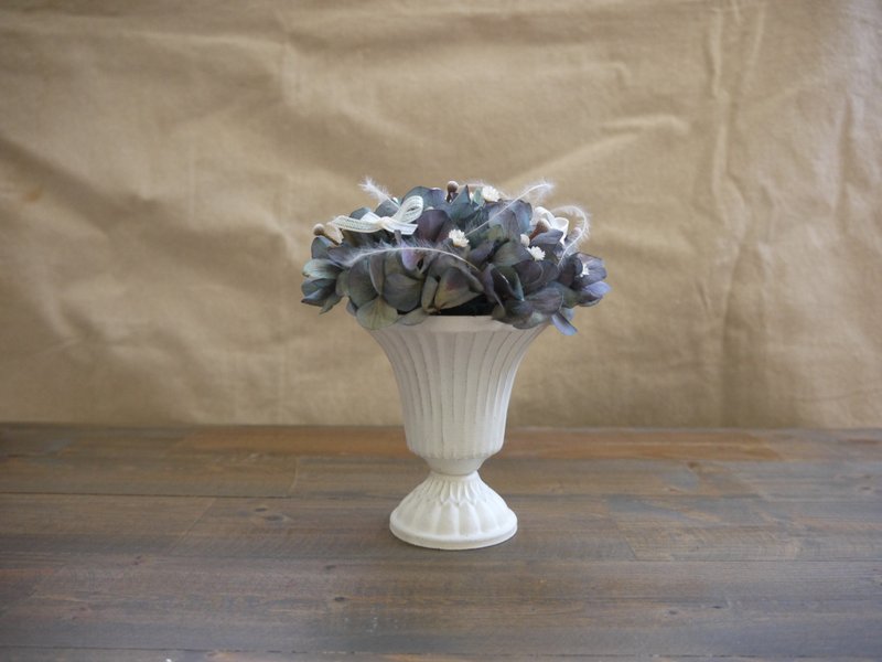 [Miscellaneous] beautiful romantic hydrangea flower dried flower table flowers - ตกแต่งต้นไม้ - พืช/ดอกไม้ ขาว