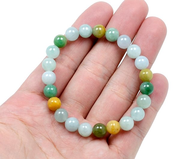 Multicolor Jade Bracelet  Gumps