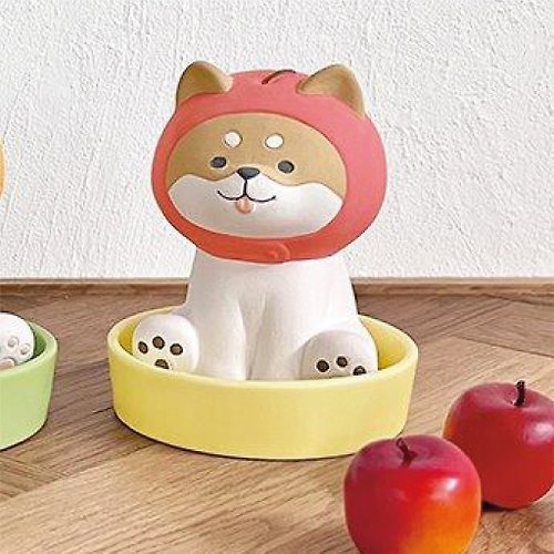 Decole Concombre 生活雜貨 日本Decole 自然氣化加濕器 - 濕潤蘋果柴犬