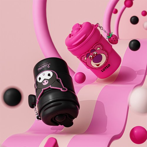 1000ml Sanrio Hello Kitty Kuromi Tumbler Cup Thermal Mug Thermos