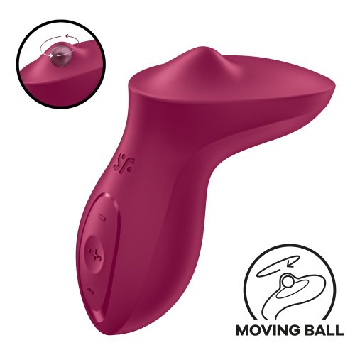 Satisfyer 德國 Satisfyer Exciterrr 滾珠震動按摩器-莓紅