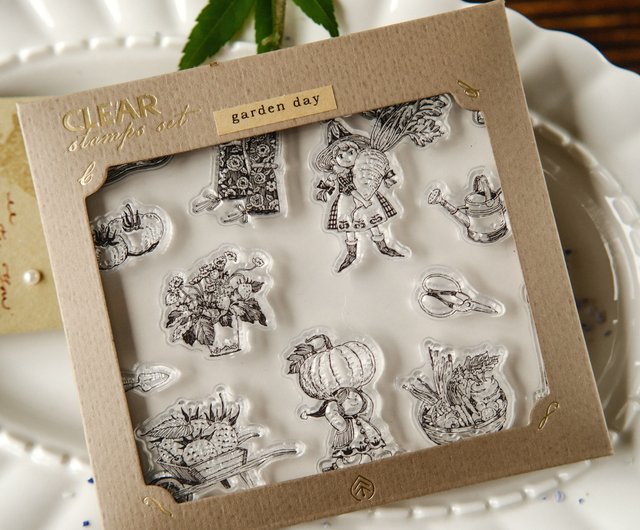 420)【海外製 】クリアスタンプ おすすめ2枚セット〜妖精セット〜 420