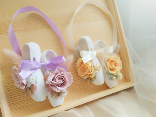 Ballet slipper flower hot sale