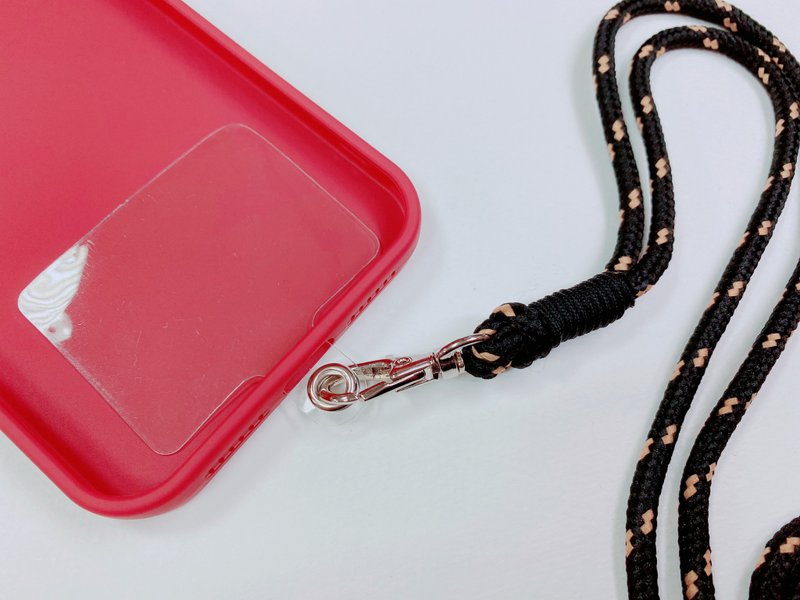 Mobile phone lanyard adjustable dual-use / crossbody neck with clip - เชือก/สายคล้อง - ไนลอน หลากหลายสี