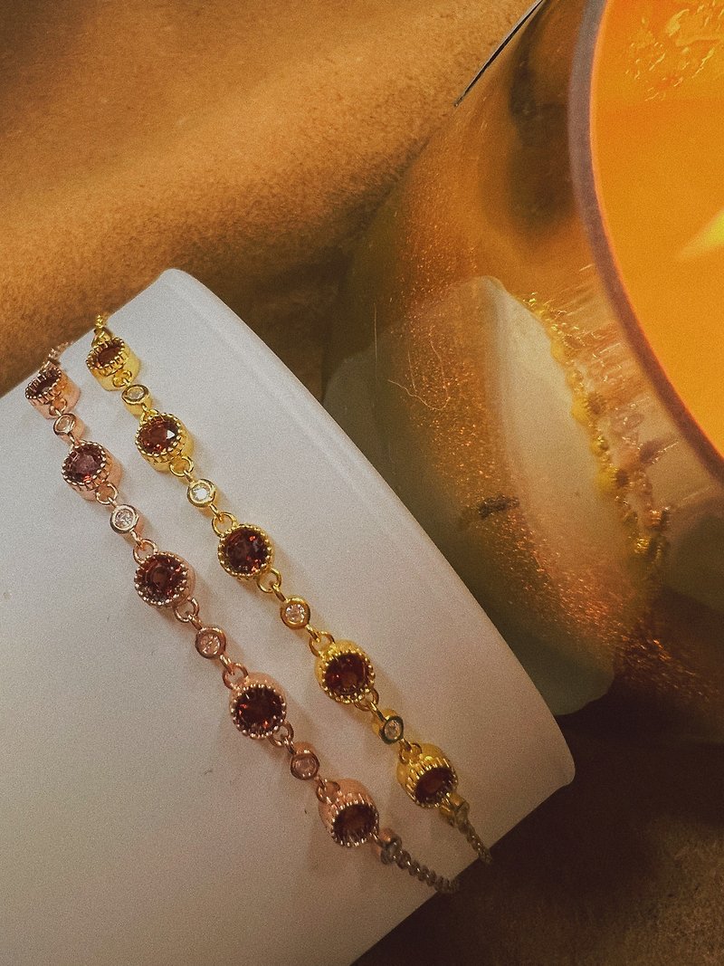 【Luo】 Stone bracelet - Bracelets - Gemstone Multicolor