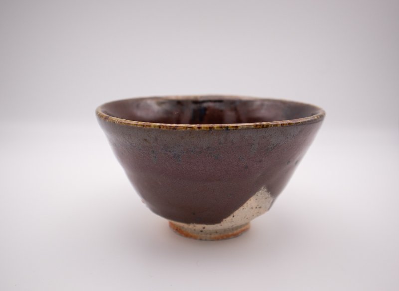 紫銅窯変2025 ちょっと深めでたっぷり入る飯碗 - 碗 - 陶 紫色