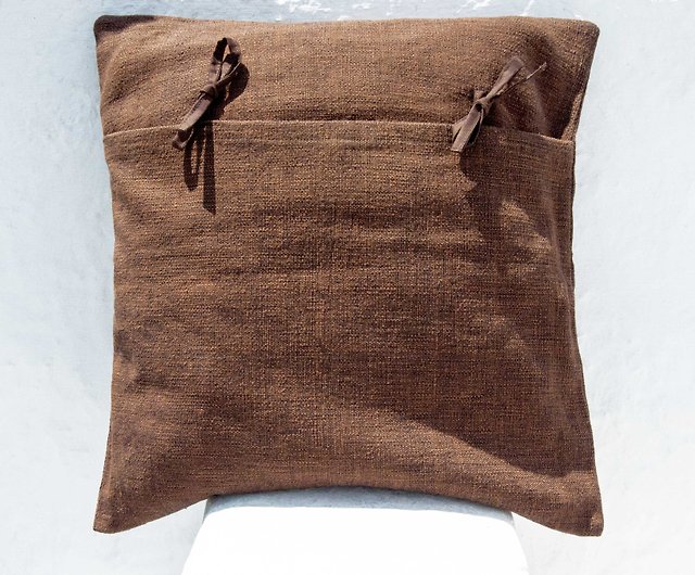 手作りのかぎ針編みの抱擁枕カバー、縞模様の抱擁枕カバー、東