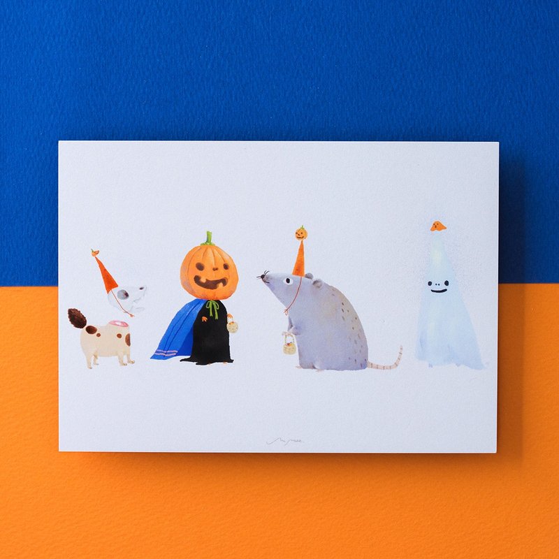 Halloween party / postcard - การ์ด/โปสการ์ด - กระดาษ ขาว