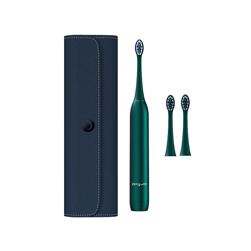 SonicPro Toothbrush+GentleCleanBrushHead(2pcs)(Mystic Green)+Travel Case (Blue) - Toothbrushes & Oral Care - Other Materials Green