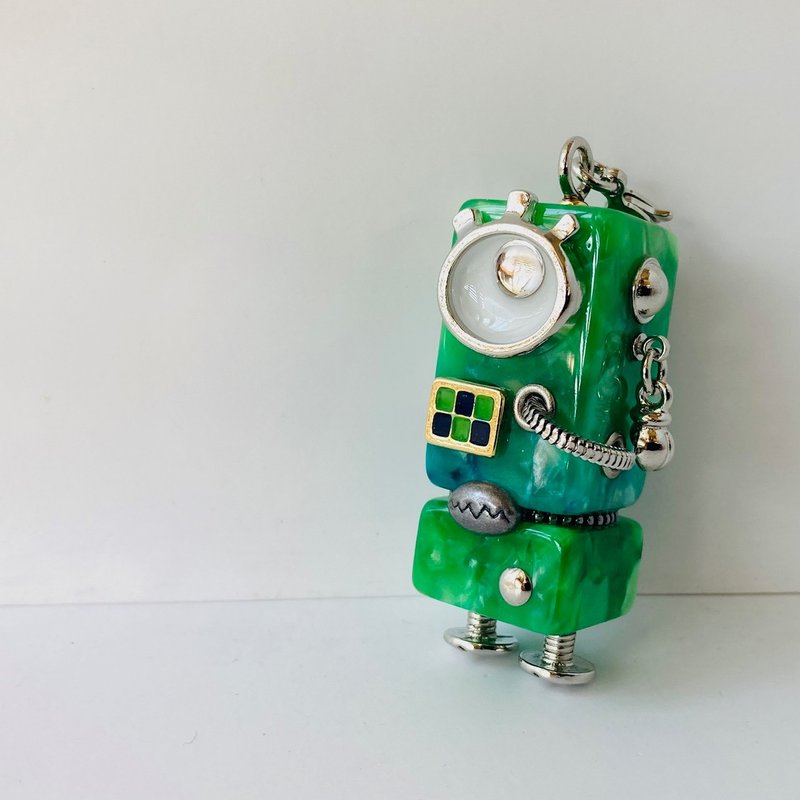 【Robot　Accessories】ロボットチャーム  キョロ１ - 吊飾/掛飾 - 塑膠 綠色