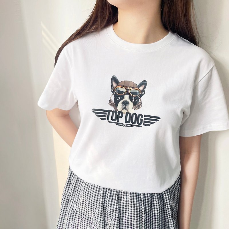 Customized pet T-Shirt/T-shirt-pure cotton - Women's T-Shirts - Cotton & Hemp Multicolor