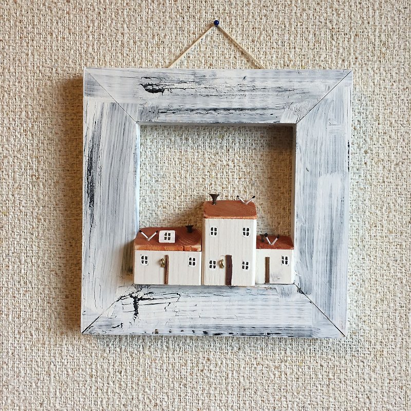 Driftwood Interior-The Sound of the Sea and Seagulls-W270-Wall Hanging-Square - ของวางตกแต่ง - ไม้ 