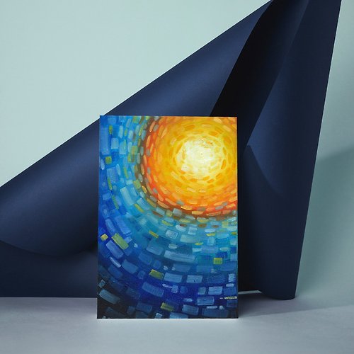 32畫 【體驗】台中油畫體驗課程/梵谷的月亮/台中畫室