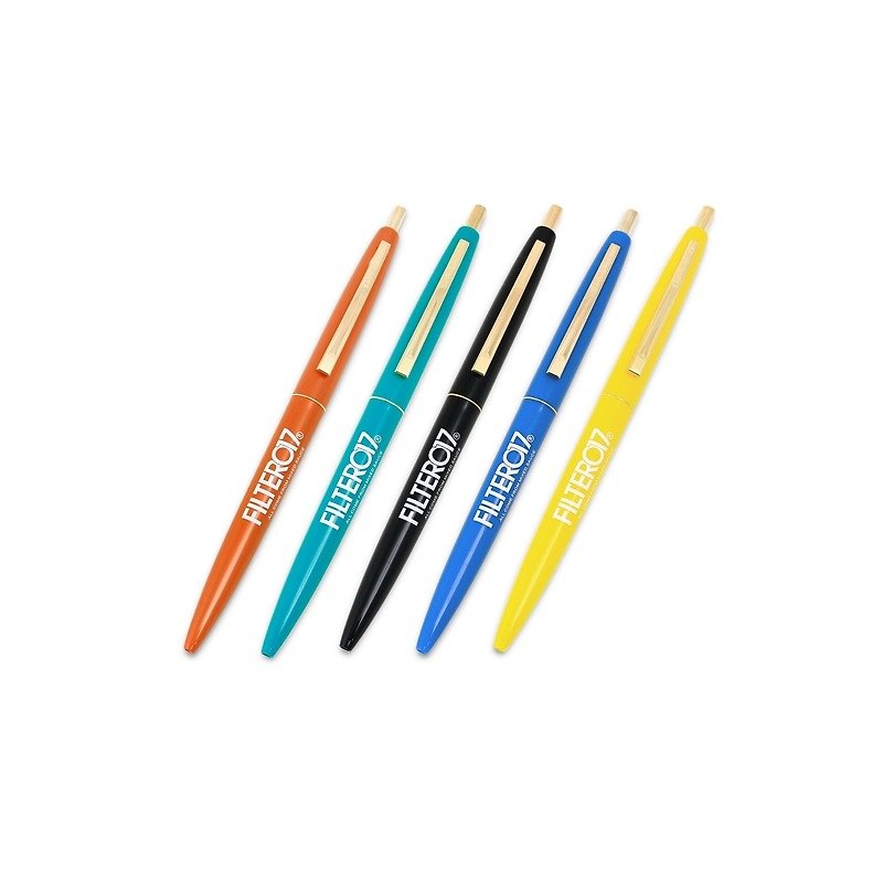 Filter017 x BIC CLICGOLDボールペンジョイントゴールドクリップボールペン - その他のペン - プラスチック 