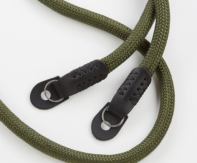 Military Green 11mm Climbing Rope Camera strap - 設計館morestraps 相機/拍立得-  Pinkoi