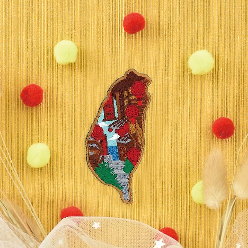 霓豆瓦克 Mr. Needlework 【台灣特色】九份 | 刺繡磁鐵 | 禮物 | 文創 | 紀念品