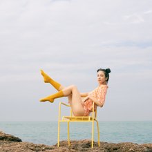 Olivia 　Oh Polly 水着　ピンクとオレンジ purli【ブランド直営】Pinkoiアジア最大級の通販サイト