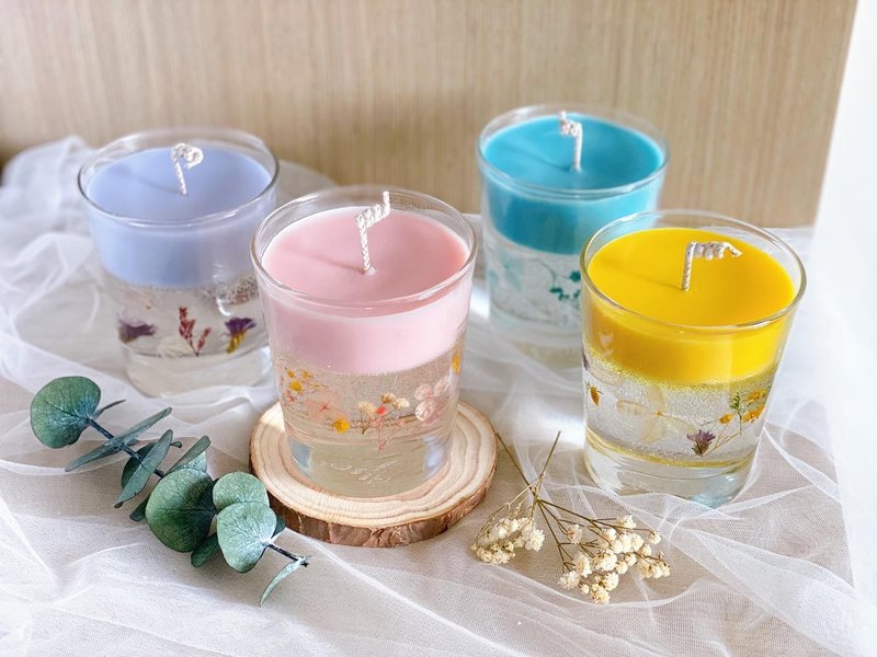 CforCandle Floating Preserved Flower Aromatherapy Cup Wax - Candles, Fragrances & Soaps - Other Materials 