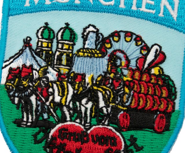 Germany Travel Patch Europe Badge Embroidered Iron on