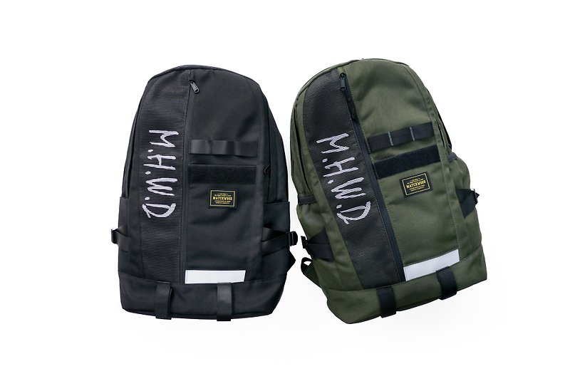 Alpha Workwear Waterproof Backpack Laptop Backpack Best Strap Shock Absorption System Laptop Backpack - กระเป๋าเป้สะพายหลัง - วัสดุกันนำ้ สีดำ