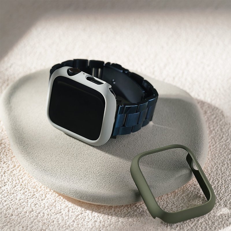Apple watch-Limited W.WEAR waist-shrinking steel strap - สายนาฬิกา - สแตนเลส สีเงิน
