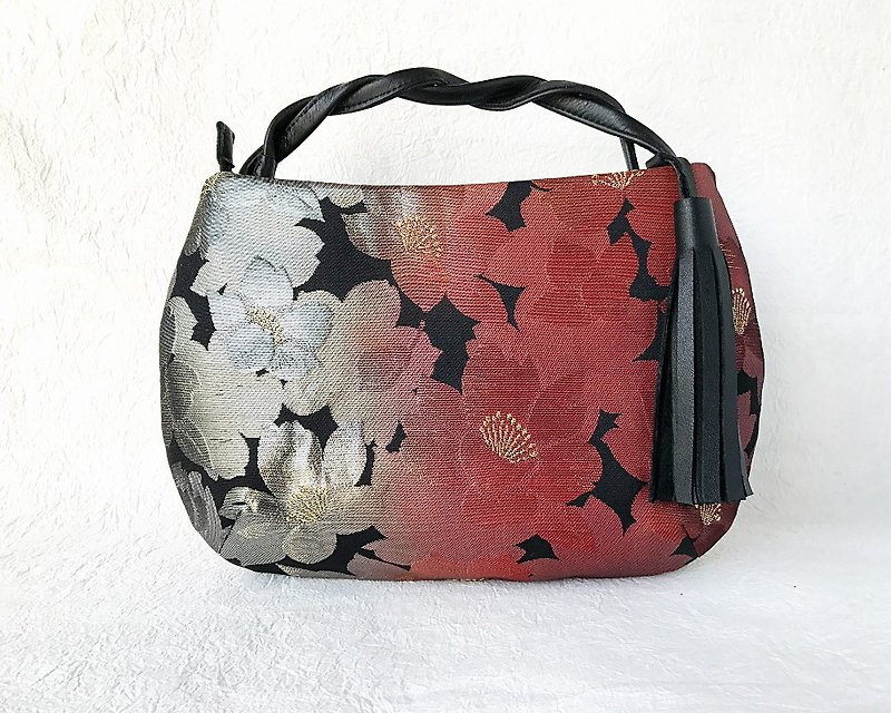 Clutch bag cherry blur - Handbags & Totes - Other Materials 