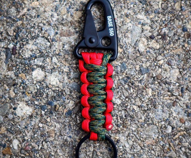 Details about   Hiking 7-core Umbrella Rope Parachute Cord Key Ring Keychain Paracord Lanyard