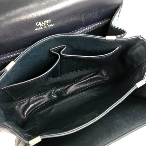 関送込◆CELINE◆トライアングルトップ セリーヌCelineトライアングル トリオンフ ブラウン PVC