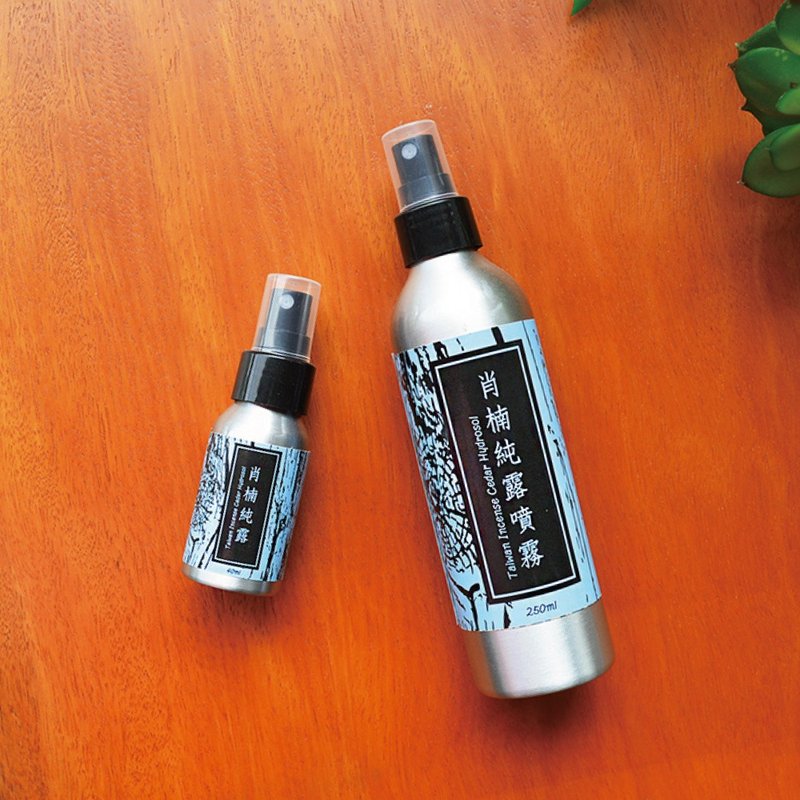 台灣肖楠純露噴霧 ( 40ml / 250ml )-天然防蟲.平衡油性膚質 - 蚊香/防蚊用品 - 木頭 橘色
