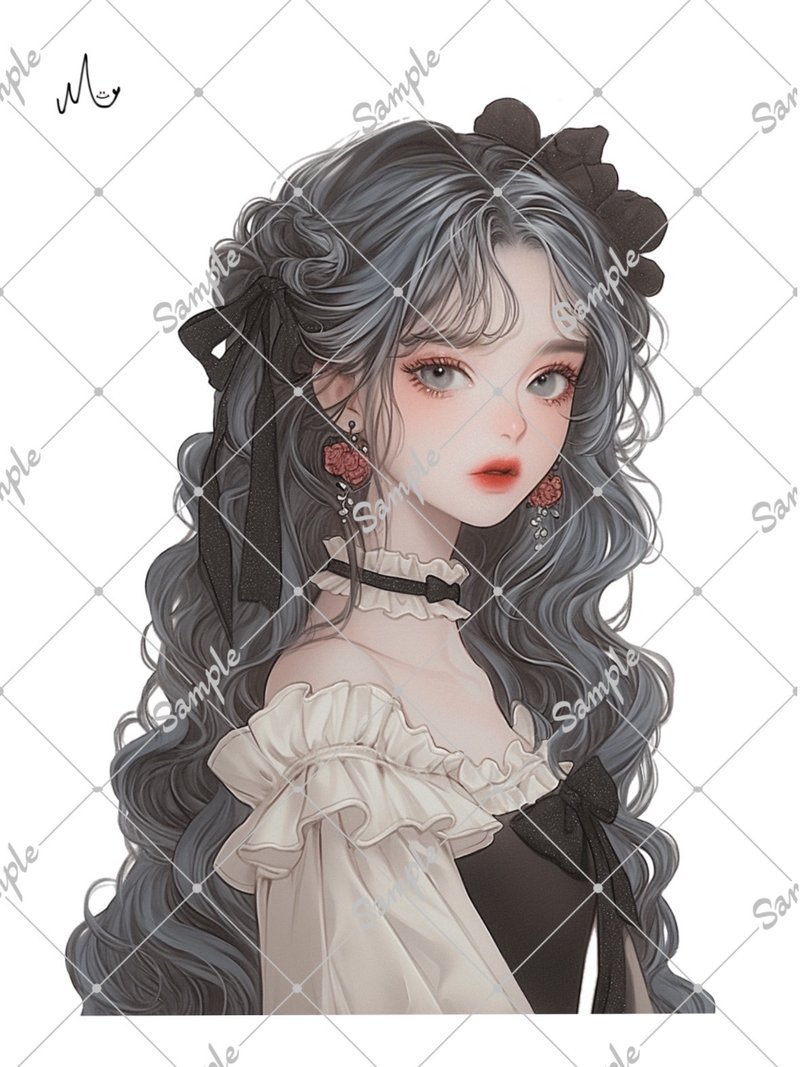 オリジナル人物ステッカー - 貼紙 - 紙 