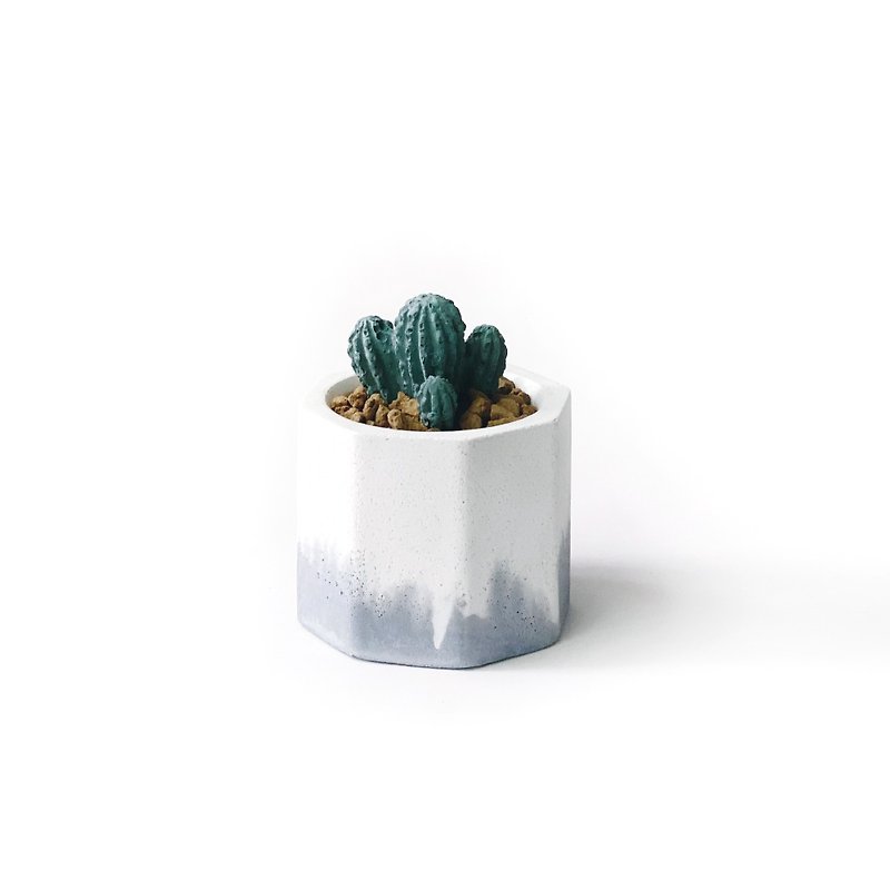 (Pre-order) Morandi Purple Series | Cactus group shape Cement diffuser stone group lazy planting - Items for Display - Cement Purple