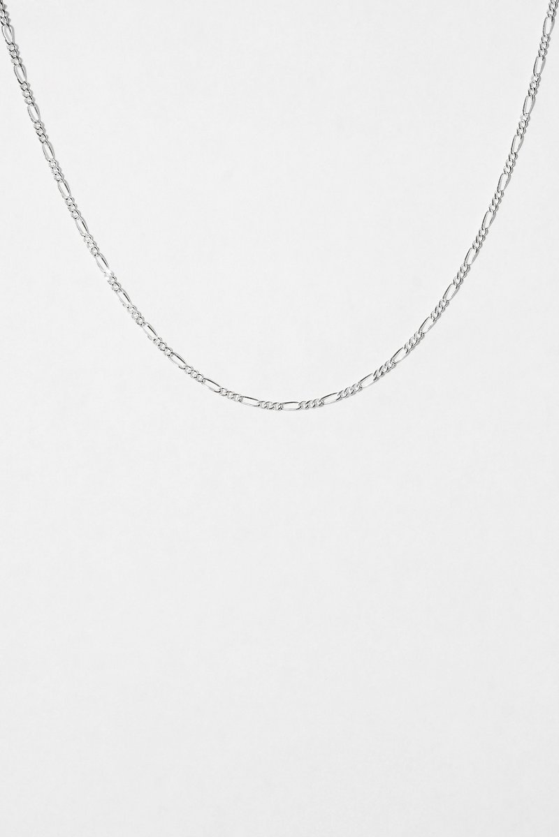 Petite Chain Necklace Versatile Thin Chain - สร้อยคอ - เงินแท้ สีเงิน