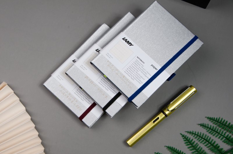 【手寫文青系列】LAMY 鋼筆用硬式A5筆記本 / notebook恆星系列 - 筆記本/手帳 - 紙 多色